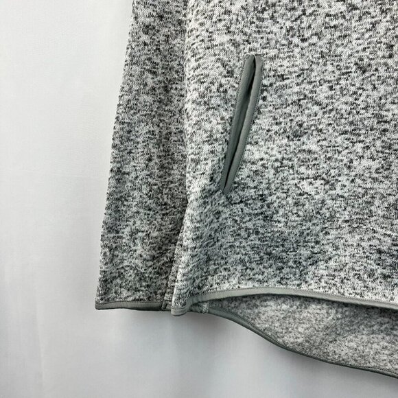 White Birch Womens Gray Long Sleeve Pullover Hoodie Size Medium Pockets - Picture 4 of 9